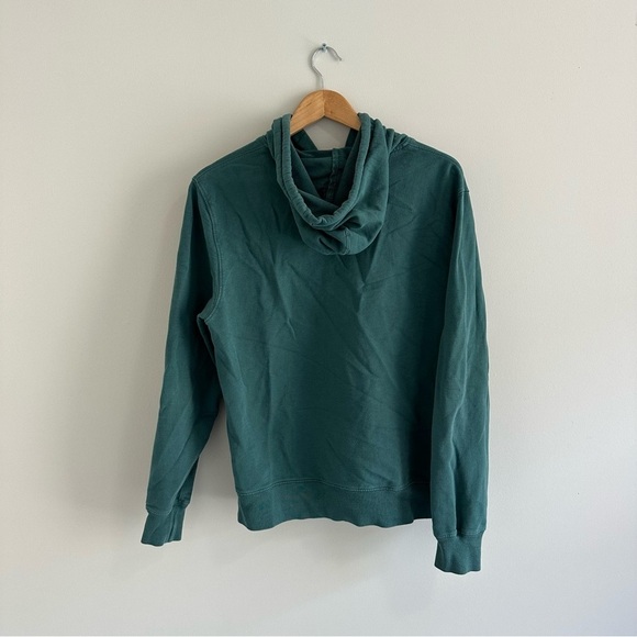 J.Crew Factory Green Teal French Terry Hoodie Sweatshirt Pullover Style AH298 - Picture 7 of 16
